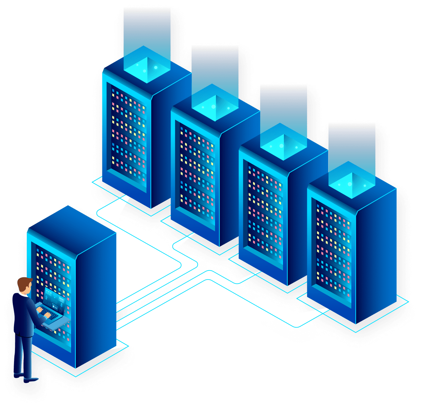 Server Room Illustration 1